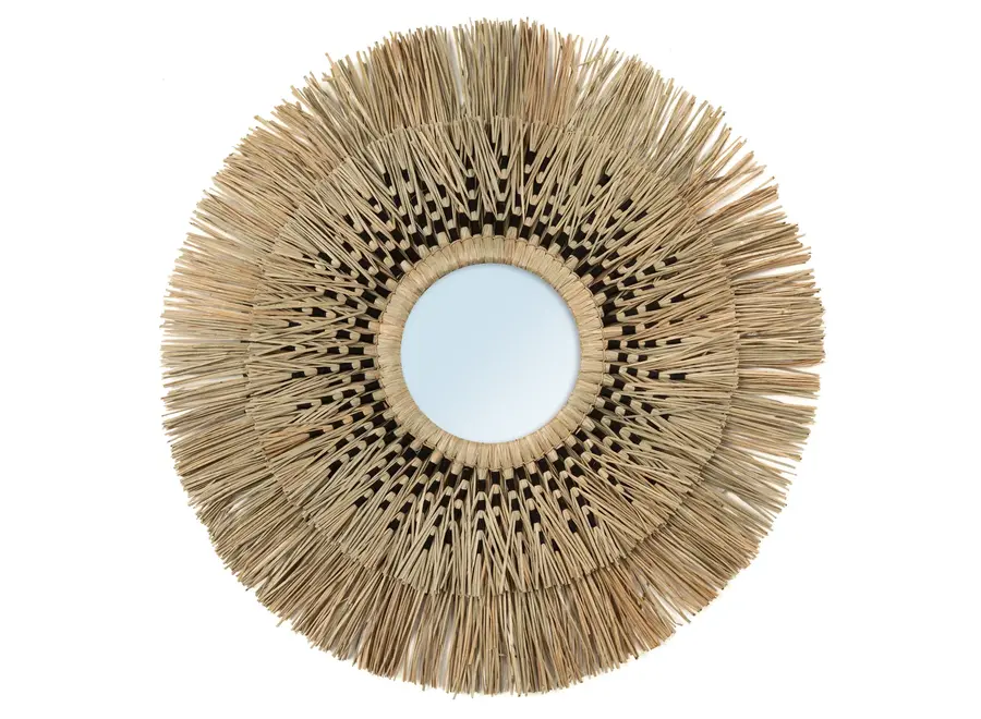 The Havana Mirror - Natural Black - L