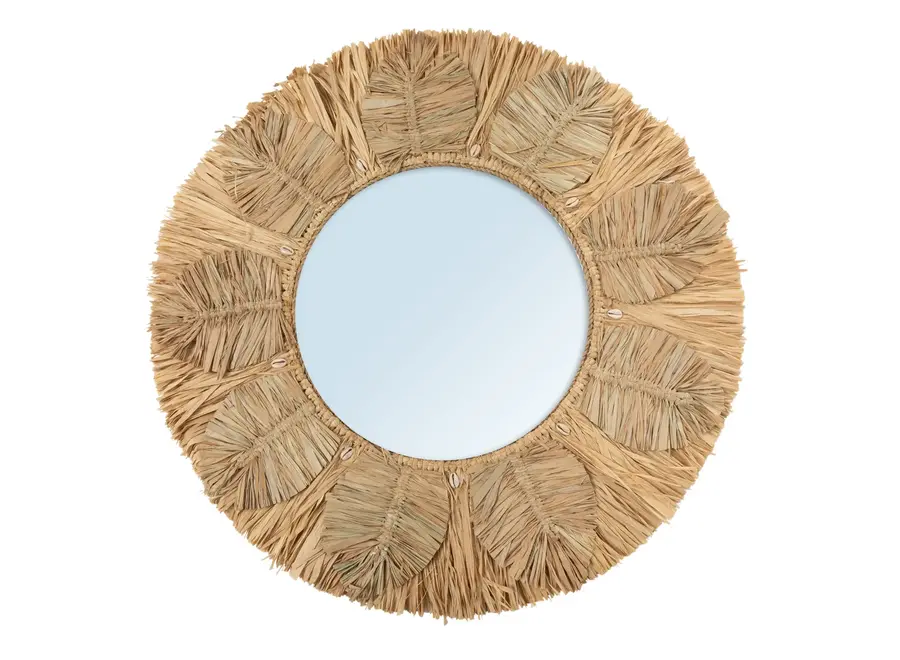 The Palm Tree Mirror - Natural - M