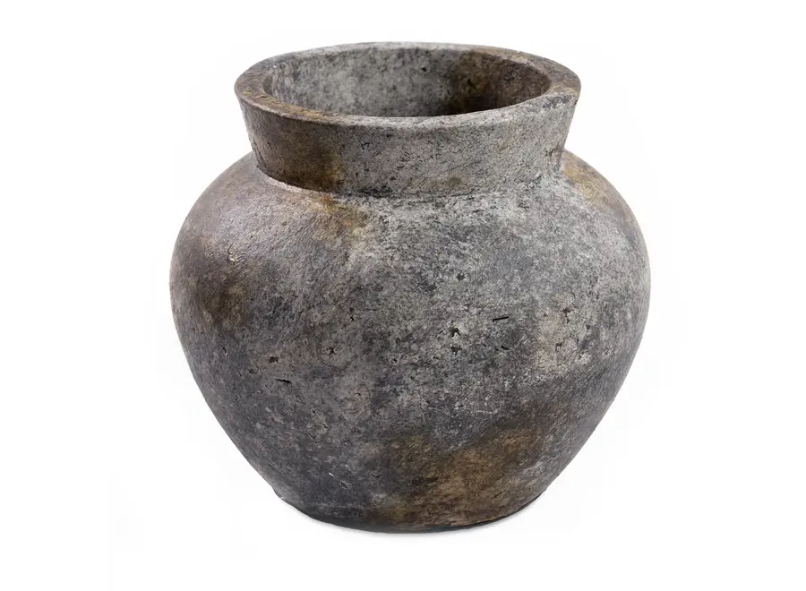 Die Funky Vase - Antik Grau - L