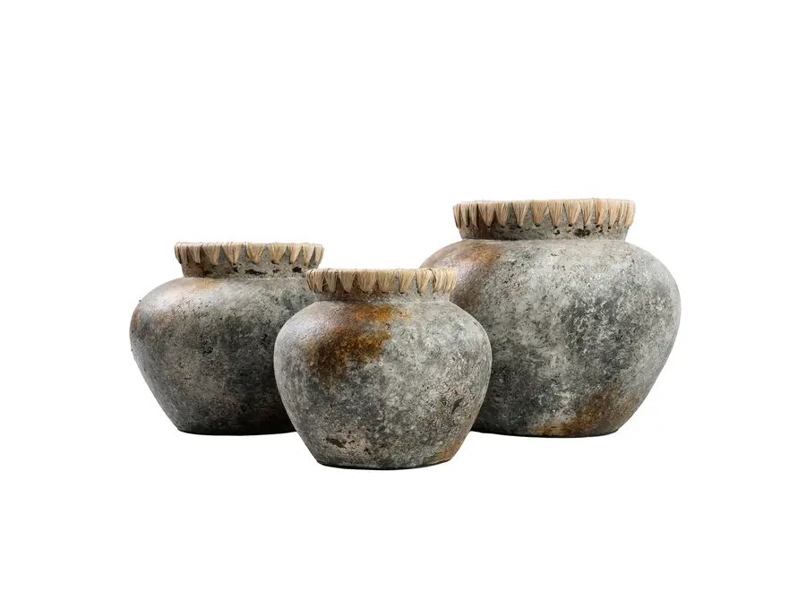 The Styly Vase - Antique Grey - L