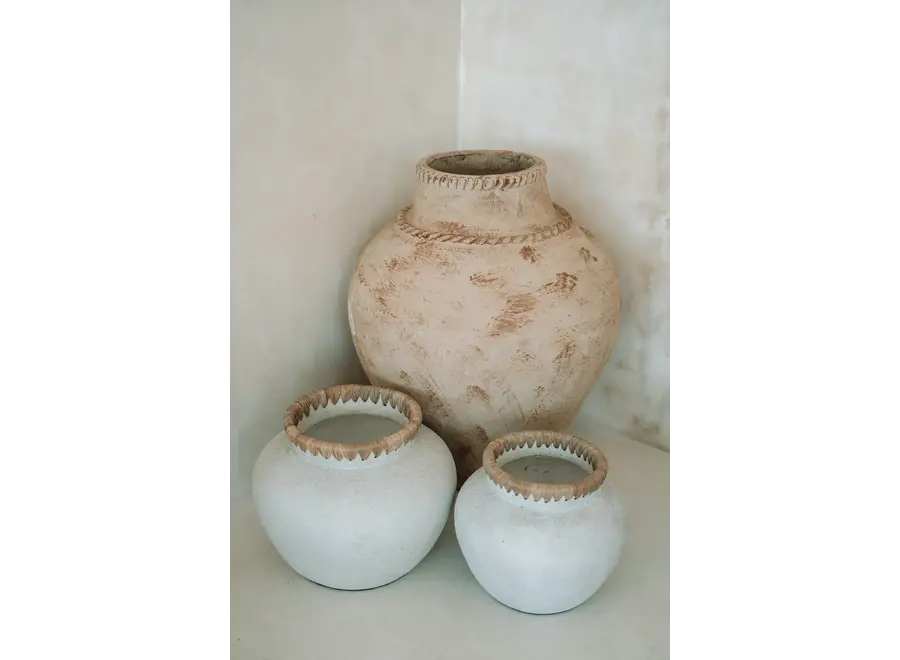 Le Vase Styly - Béton Naturel - L