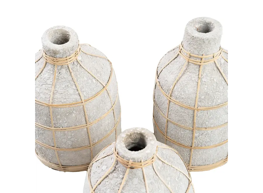 Die Whoopy Vase - Betongrau Natur - L
