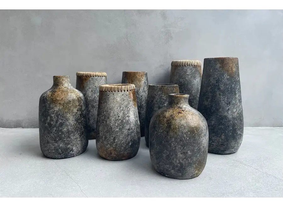 Le Vase Sneaky - Gris Antique - S