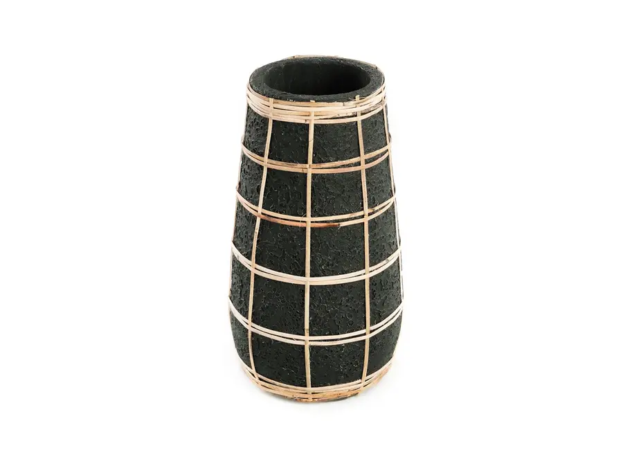 Die Cutie Vase - Schwarz Natur - M