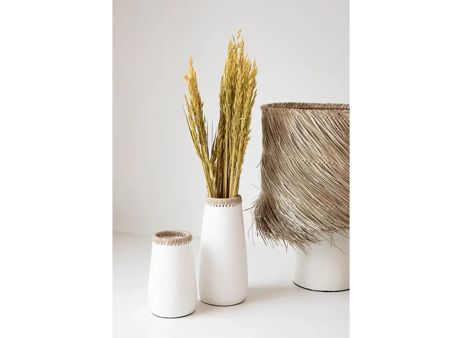 Le Vase Sneaky - Blanc Naturel - S