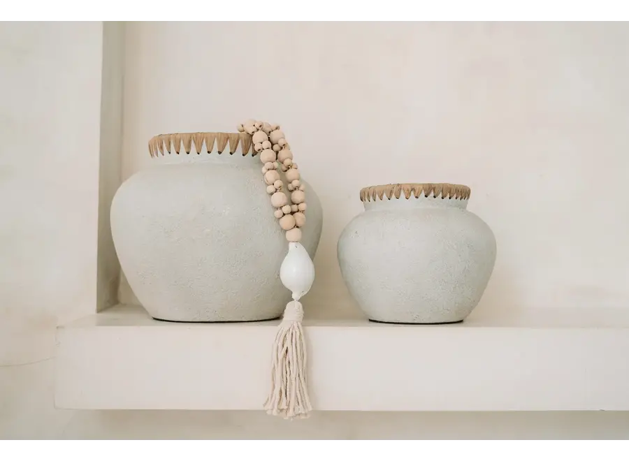 Die Styly Vase - Betongrau Natur - S