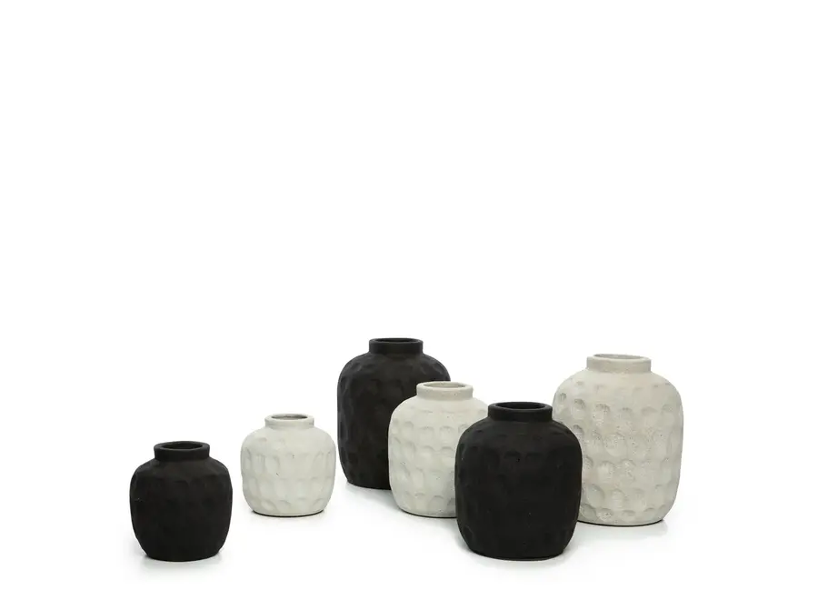 Die Trendy Vase - Betongrau - L