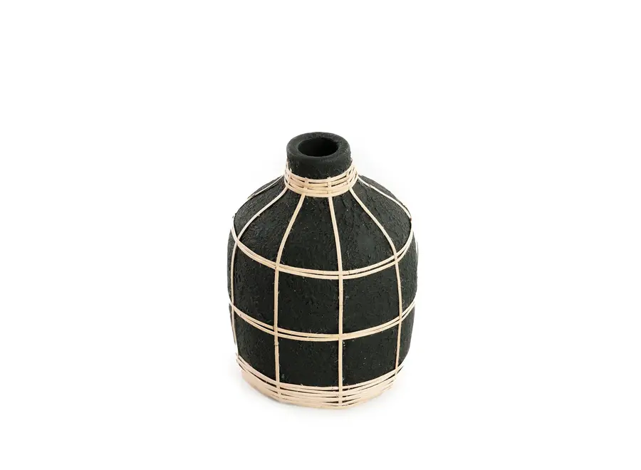 The Whoopy Vase - Black Natural - S