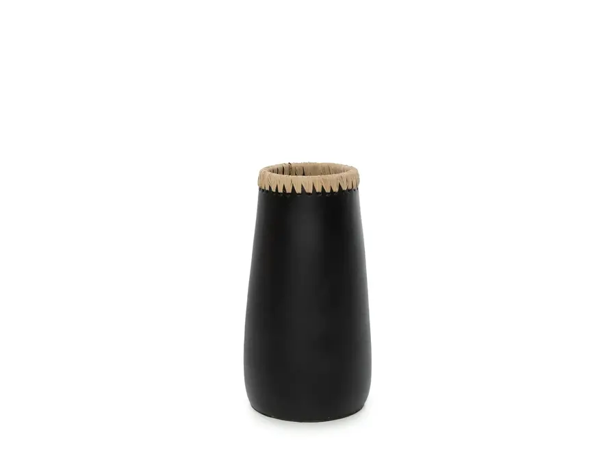 Le Vase Sneaky - Noir Naturel - M