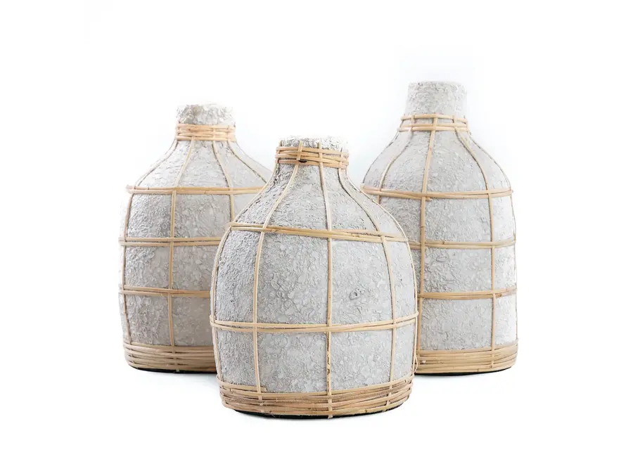 Die Whoopy Vase - Betongrau Natur - M
