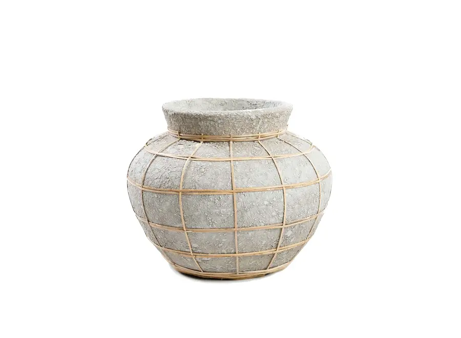 The Belly Vase - Concrete Natural - S