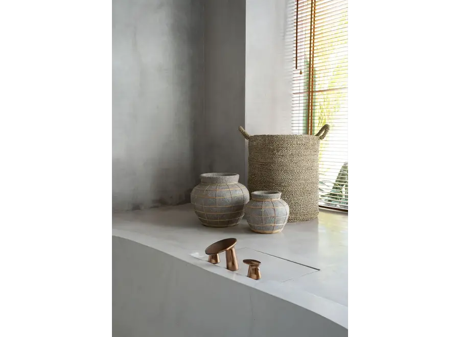 The Belly Vase - Concrete Natural - S
