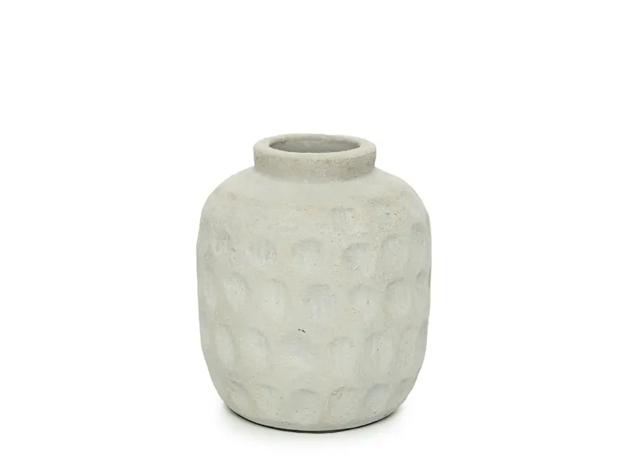 Die Trendy Vase - Betongrau - M