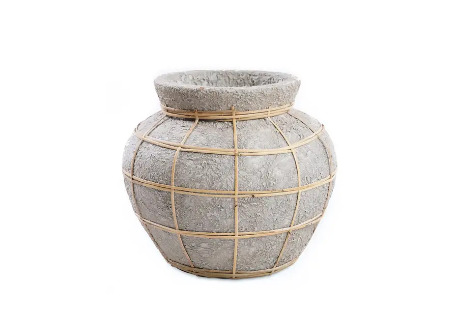 The Belly Vase - Concrete Natural - M