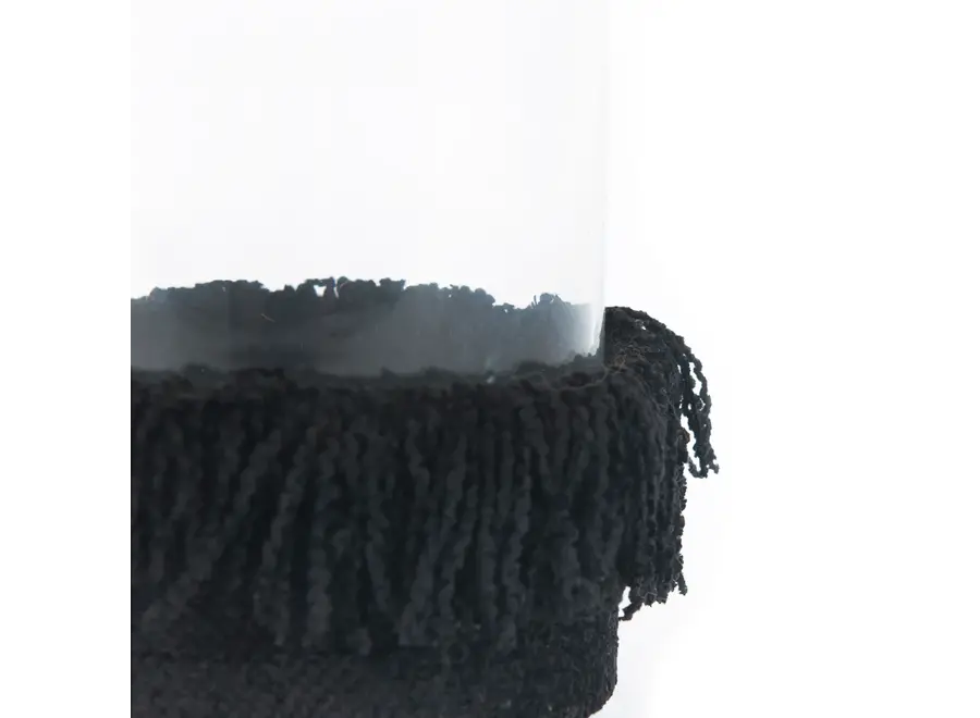 The Oh My Gee Candle Holder - Black Velvet - M