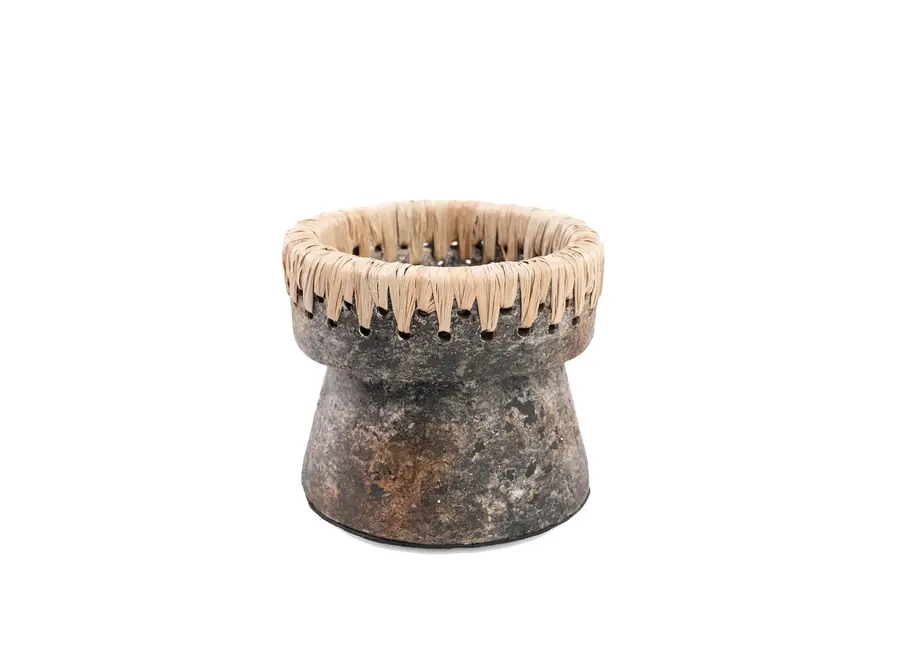 The Pretty Candle Holder - Antique Grey - S