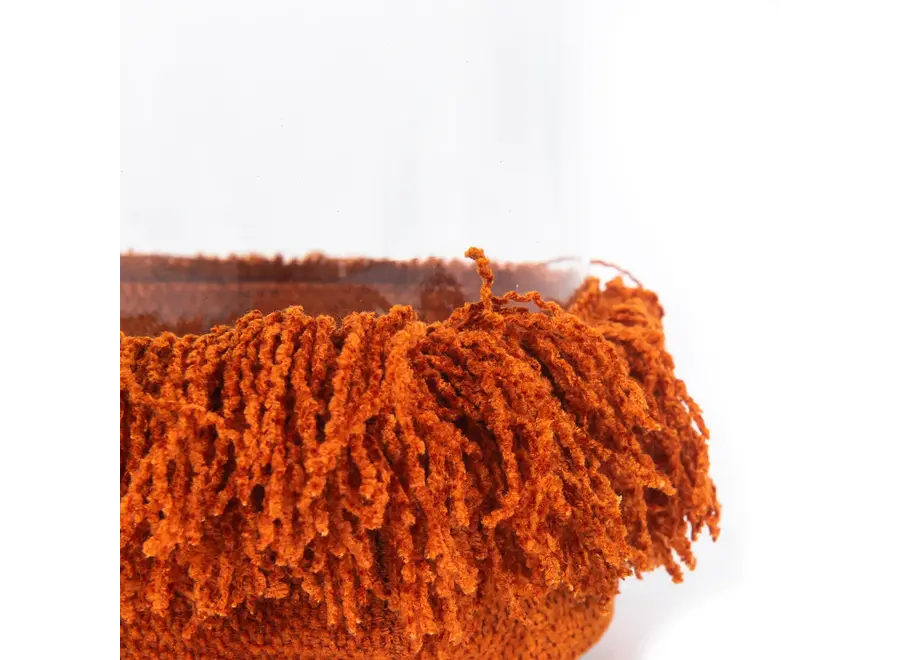 The Oh My Gee Candle Holder - Rust Velvet - S
