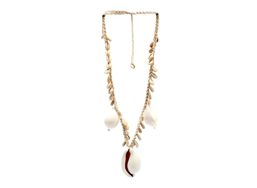 The Big White Cowrie Shell Necklace