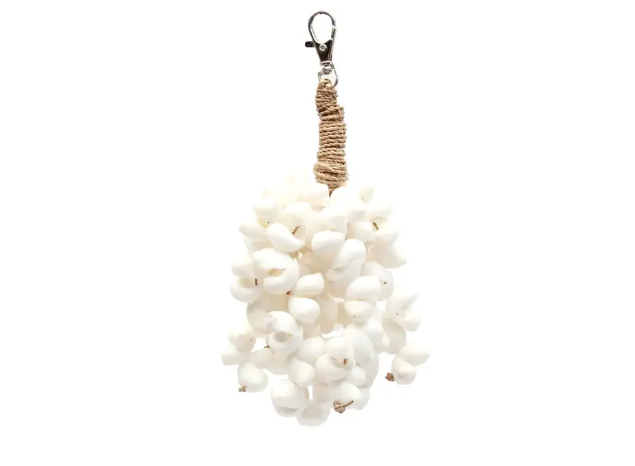 The Kai Shell Keychain - White