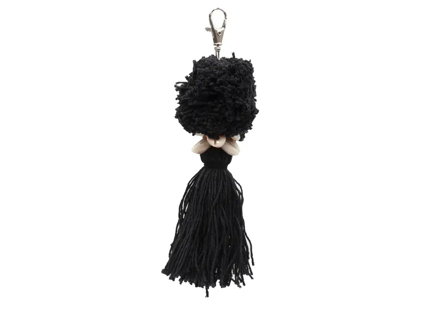 The Pompom Keychain - Black