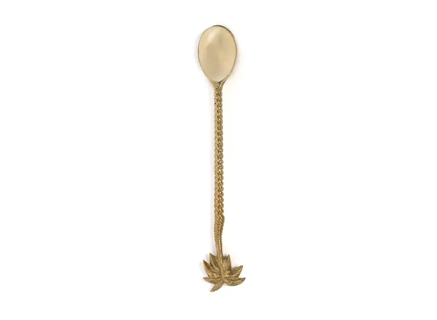 The Palm Tree Long Spoon - Gold