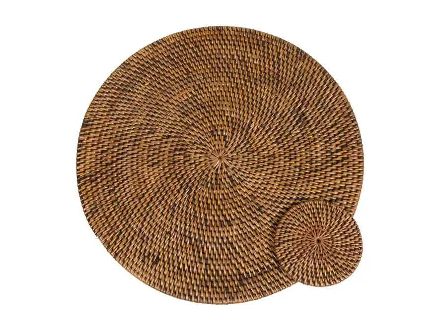 The Colonial Placemat - Natural Brown