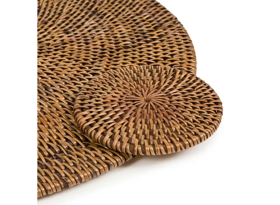 The Colonial Placemat - Natural Brown