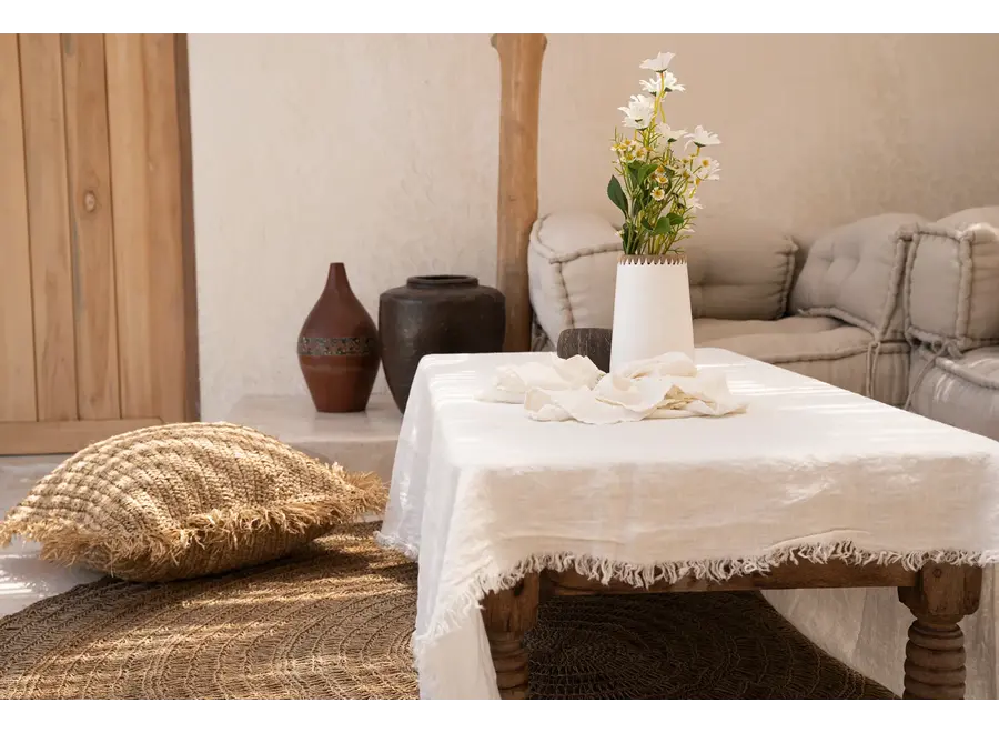 The Linen Tablecloth - White - 150x200