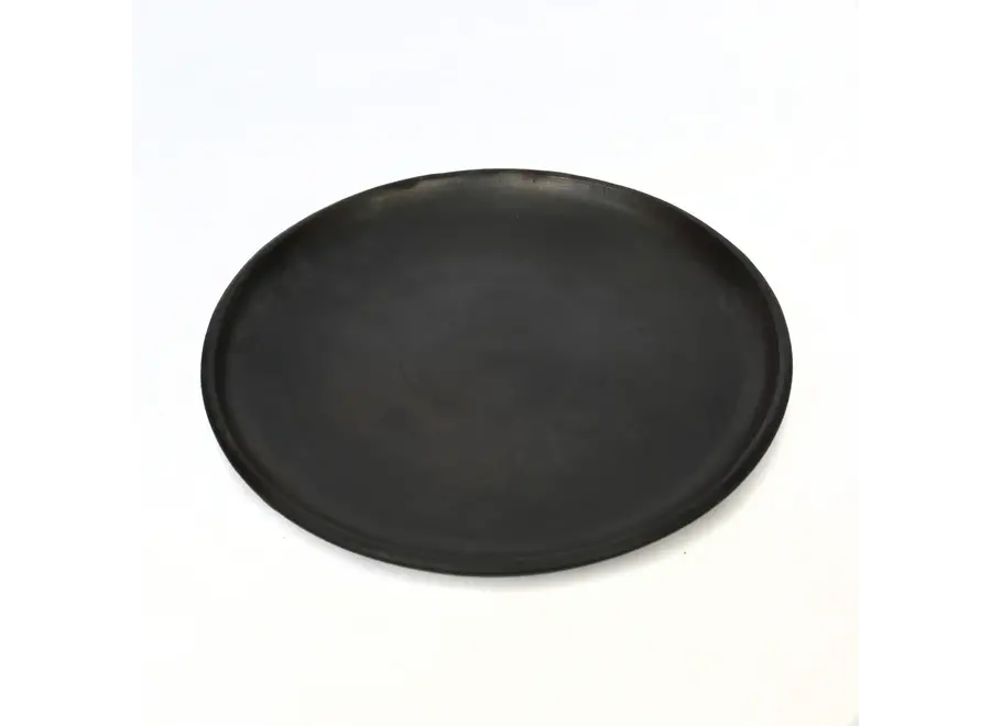 The Burned Classic Plate - Black - L