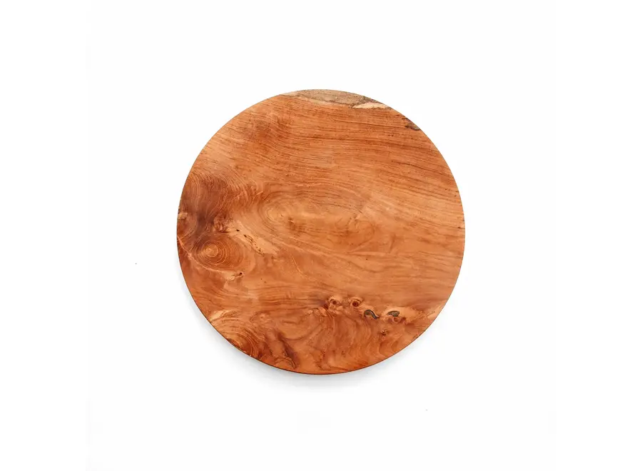 The Teak Root Round Plate - XS