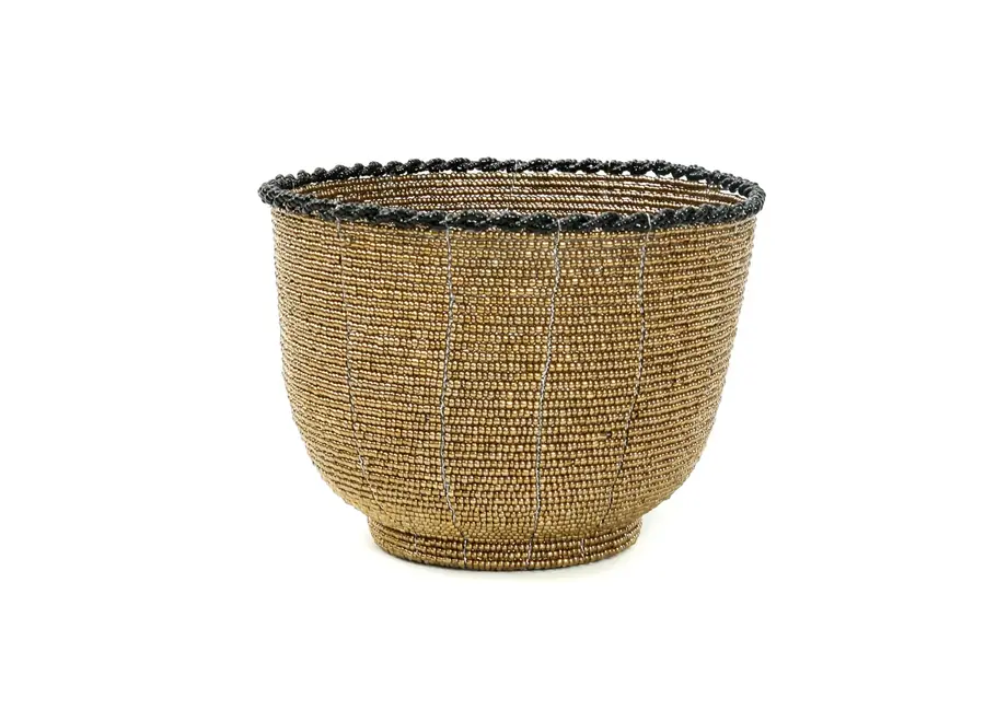 The Beaded Candy Bowl - Gold - M