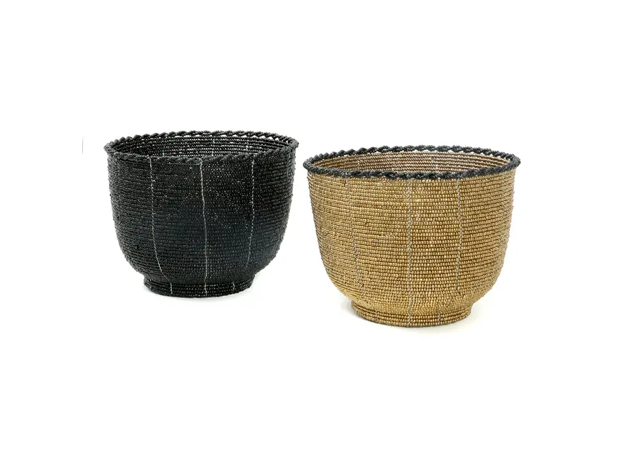 The Beaded Candy Bowl - Black - M