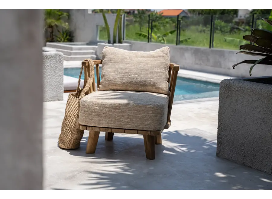 The Malawi One Seater - Natural Beige