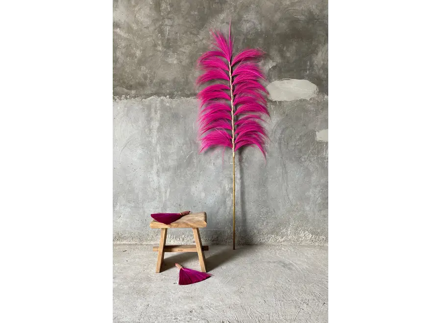 De Stunning Leaf - Hot Pink - Set van 6