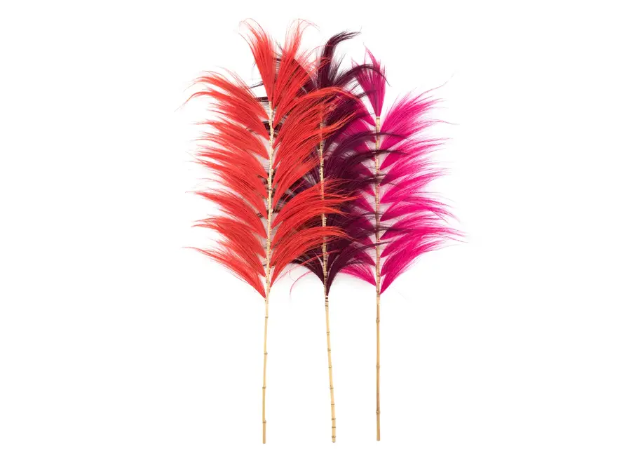 The Stunning Leaf - Vibrant Red - Set of 6