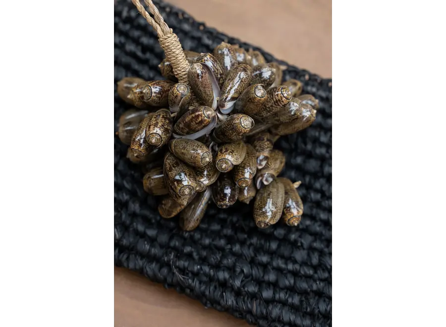 The Brown Cowrie Shell Tassel