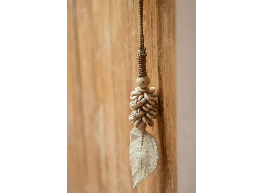 De Leaf & Shell Hangdecoratie - Naturel