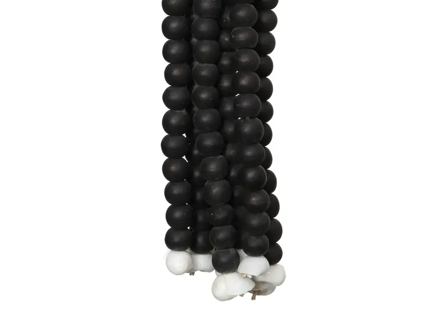 The Wooden Beads Tassel - Black