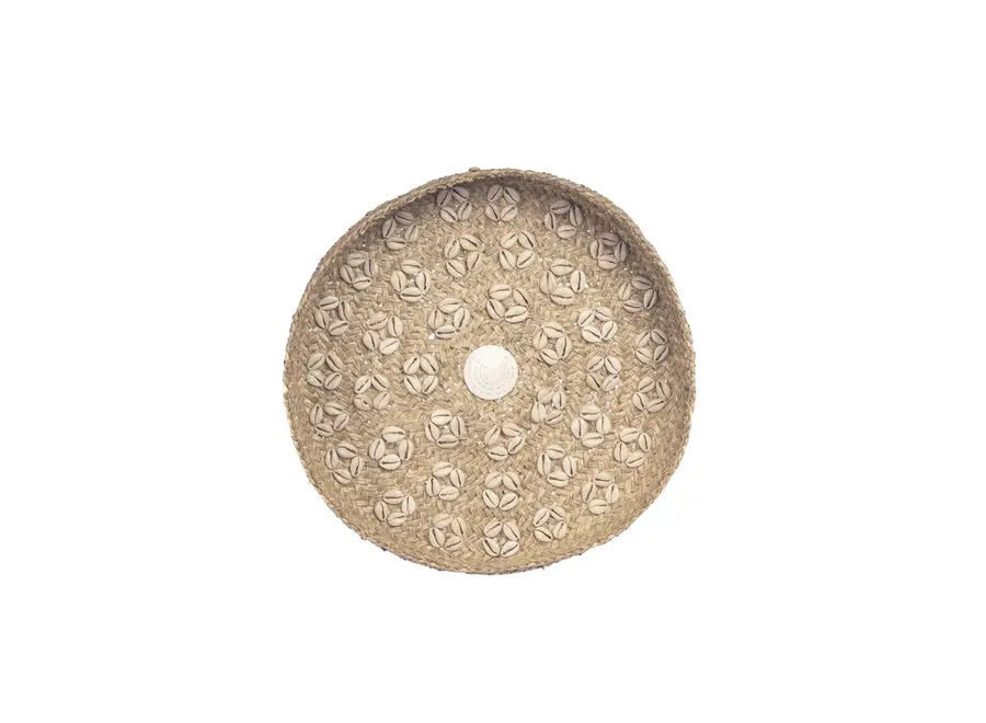 The Caribe Shell Plate - Natural White - M