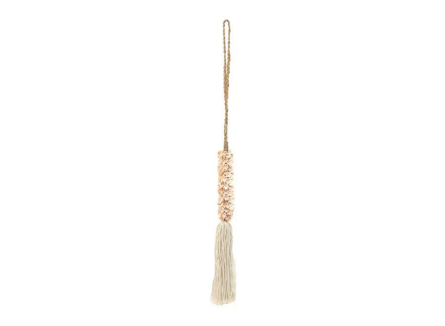 The Shell & Cotton Tassel - Pink