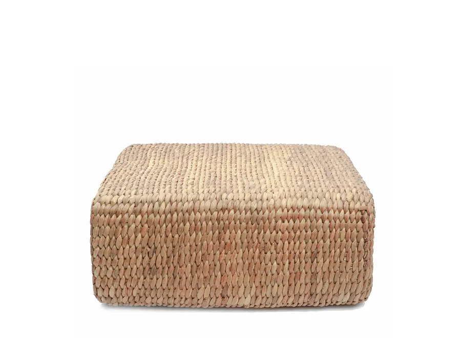 The Hyacinth Pouffe Square - Natural - M