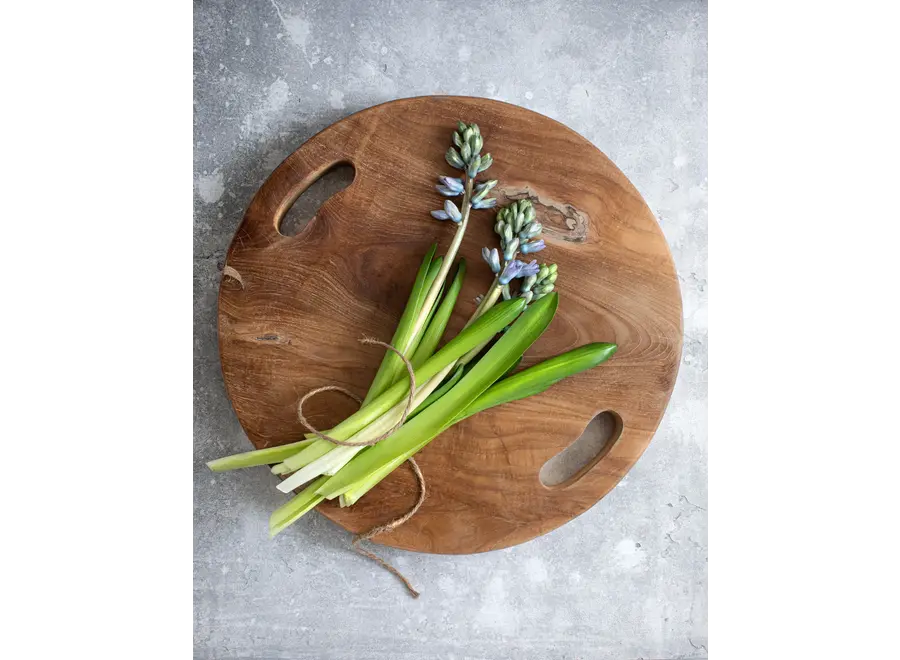 The Teak Root Tray - Natural - M