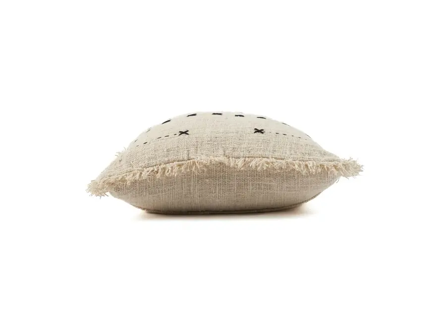 Housse De Coussin French Kiss - Naturel Blanc