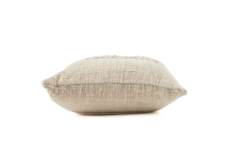 Housse De Coussin Misty - Naturel Noir