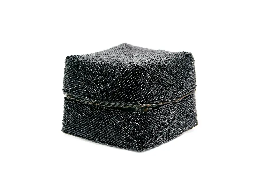 The Beaded Basket - Black - L