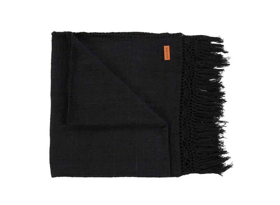 The Gypsy Bed Throw - Black