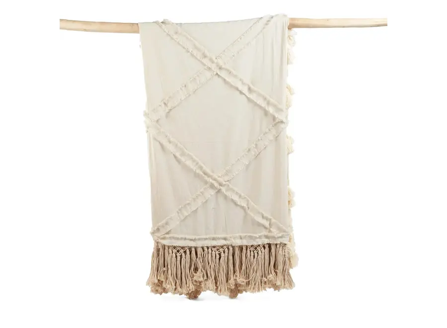 The Berber Bed Throw - Natural