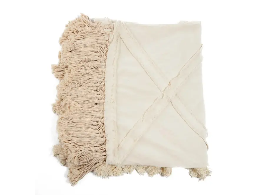 The Berber Bed Throw - Natural