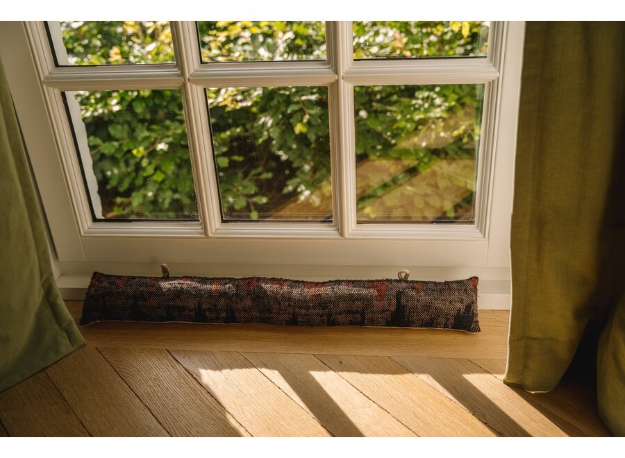 The Oh My Gee Doorstop - Black Orange