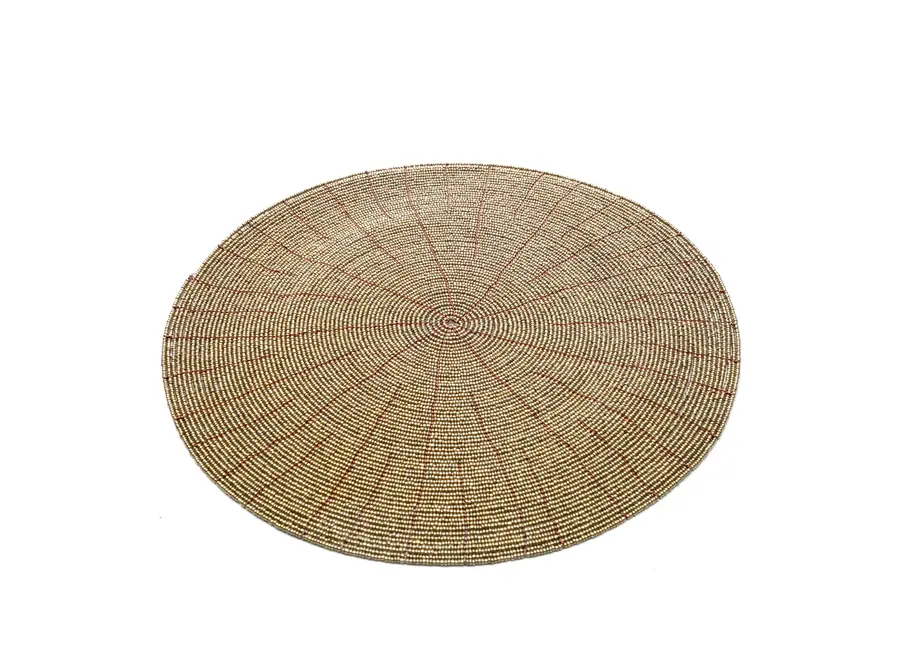 De Beaded Placemat - Goud